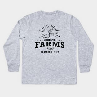 SCHRUTE FARMS - Scraton PA Kids Long Sleeve T-Shirt